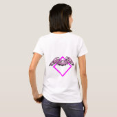 シュレアリスタイエローローズウィングジャージー Tシャツ (裏面フル)