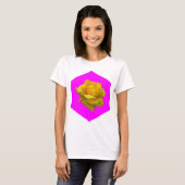 シュレアリスタイエローローズウィングジャージー Tシャツ (正面フル)