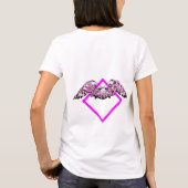 シュレアリスタイエローローズウィングジャージー Tシャツ (裏面)