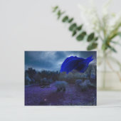 シュレアルな青の風景 ポストカード (スタンド正面)