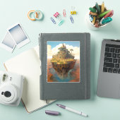 シュレアルアイランドランドスケープファンタジーアート シール (iPadカバー)