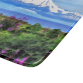 シュレアルアラスカン絵画ウィルダネス カッティングボード (角)