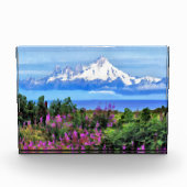 シュレアルアラスカン絵画ウィルダネス フォトブロック (正面)