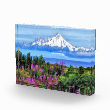 シュレアルアラスカン絵画ウィルダネス