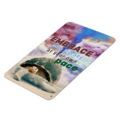 シュレアルアートタ感動的ートル引用文 マグネット (左側)