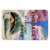 シュレアルアートタ感動的ートル引用文 マグネット (横)