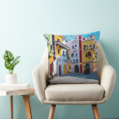 シュレアルアート抽象芸術小さな観光客の町 クッション (椅子)