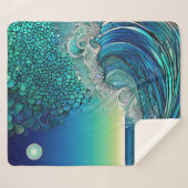 シュレアルサーフシースケープ シェルパブランケット (正面(横))