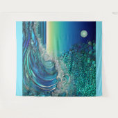 シュレアルサーフシースケープ タペストリー (正面(横))