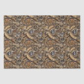 シュレアルスチームパンクギアパターン 薄葉紙 (正面)