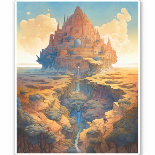 シュレアルパレスランドスケープ シール (正面)