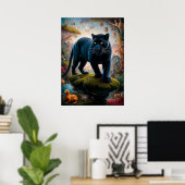 シュレアルパンサーサファリ ポスター (ホームオフィス)