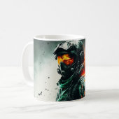 シュレアルファイターパイロット コーヒーマグカップ (正面左)