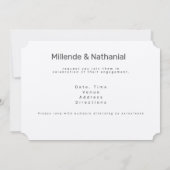 シュレアルファンタジーさくらんぼブロッサム婚約パーティ 招待状 (裏面)