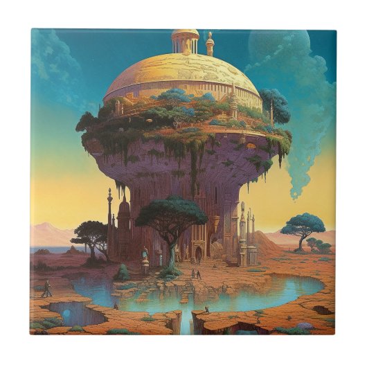 シュレアルファンタジーシティ タイル (正面)