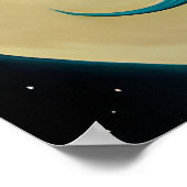 シュレアルファンタジーファンタスティックガールアートアイ ポスター (角)