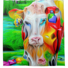 シュレアルファームアート シャワーカーテン