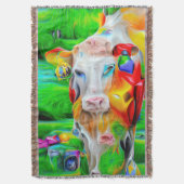 シュレアルファームアート スローブランケット (正面縦)