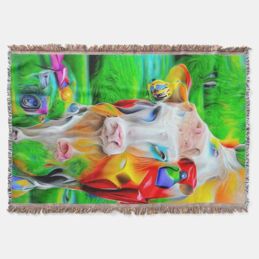 シュレアルファームアート スローブランケット (正面)