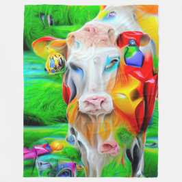 シュレアルファームアート フリースブランケット