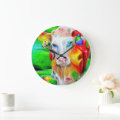 シュレアルファームアート ラージ壁時計 (ホーム)