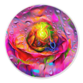 シュレアルフローラアート セラミックノブ