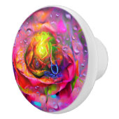 シュレアルフローラアート セラミックノブ (右)