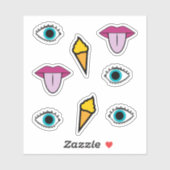 シュレアルポップ・アートの! シール (シート)