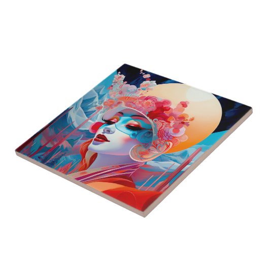 シュレアルレディファンタジーアート タイル (側面)