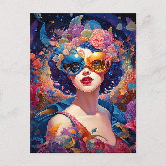 シュレアルレディファンタジーアート ポストカード (正面)
