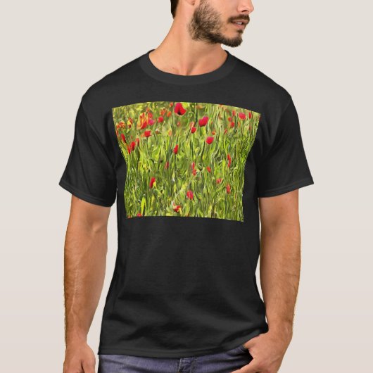 シュレアル催眠ポピー Tシャツ (正面)