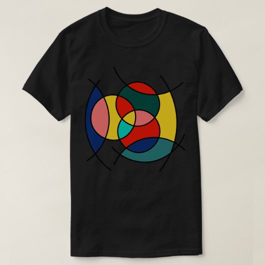 シュレアル図形ミロインスパイア6 Tシャツ (デザイン正面)