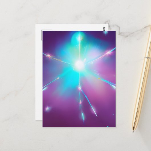 シュレアル宇宙スター ポストカード (正面/裏面インサイチュ)