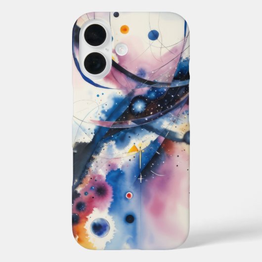 シュレアル抽象デザインインカンディンスキースタイルカバー Case-Mate iPhoneケース (裏面)