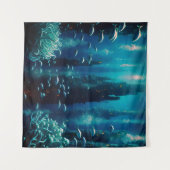 シュレアル水中夢の街 タペストリー (正面(横))