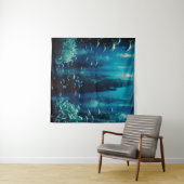 シュレアル水中夢の街 タペストリー (インサイチュ(横))