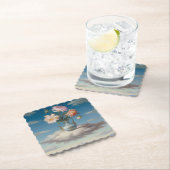 シュレアル絵を描フラワーコースターセット ペーパーコースター (インサイチュ)