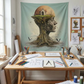 シュレアル自然タペストリー タペストリー