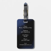 シュレアル顔ラゲッジタグはっきりした- & ユニーク ラゲッジタグ (裏面縦)