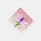 シュレアル60のテーマドラゴンフライ スタンダードカクテルナプキン (角)