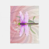 シュレアル60のテーマドラゴンフライ フリースブランケット (正面)