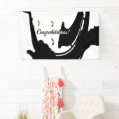 シュレアル・サックス遊おめでとう 横断幕 (インサイチュ)