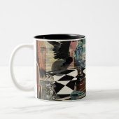 シュレアル・チェス・ゲーム ツートーンマグカップ (左)