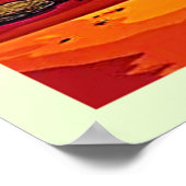 シュレアル・デザートクロックアート ポスター (角)