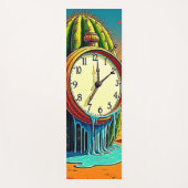 シュレアル・デザートクロックアート ヨガマット (正面)