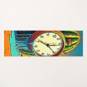シュレアル・デザートクロックアート ヨガマット (正面(横))