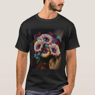 シュレアル・デジタル・コラージュのアートワーク花クラシックの花 Tシャツ