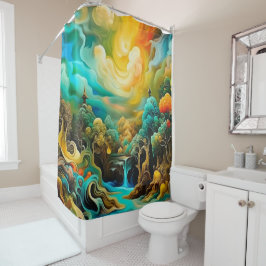 シュレアル・フォレスト シャワーカーテン