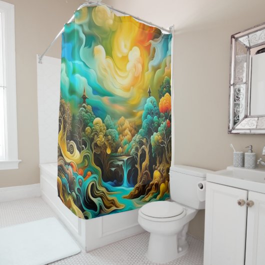シュレアル・フォレスト シャワーカーテン (インサイチュ)