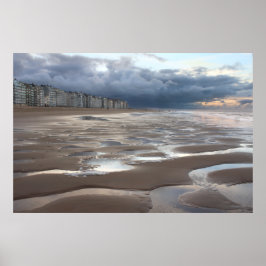 シュレアル・ベルギー沿岸景観 ポスター